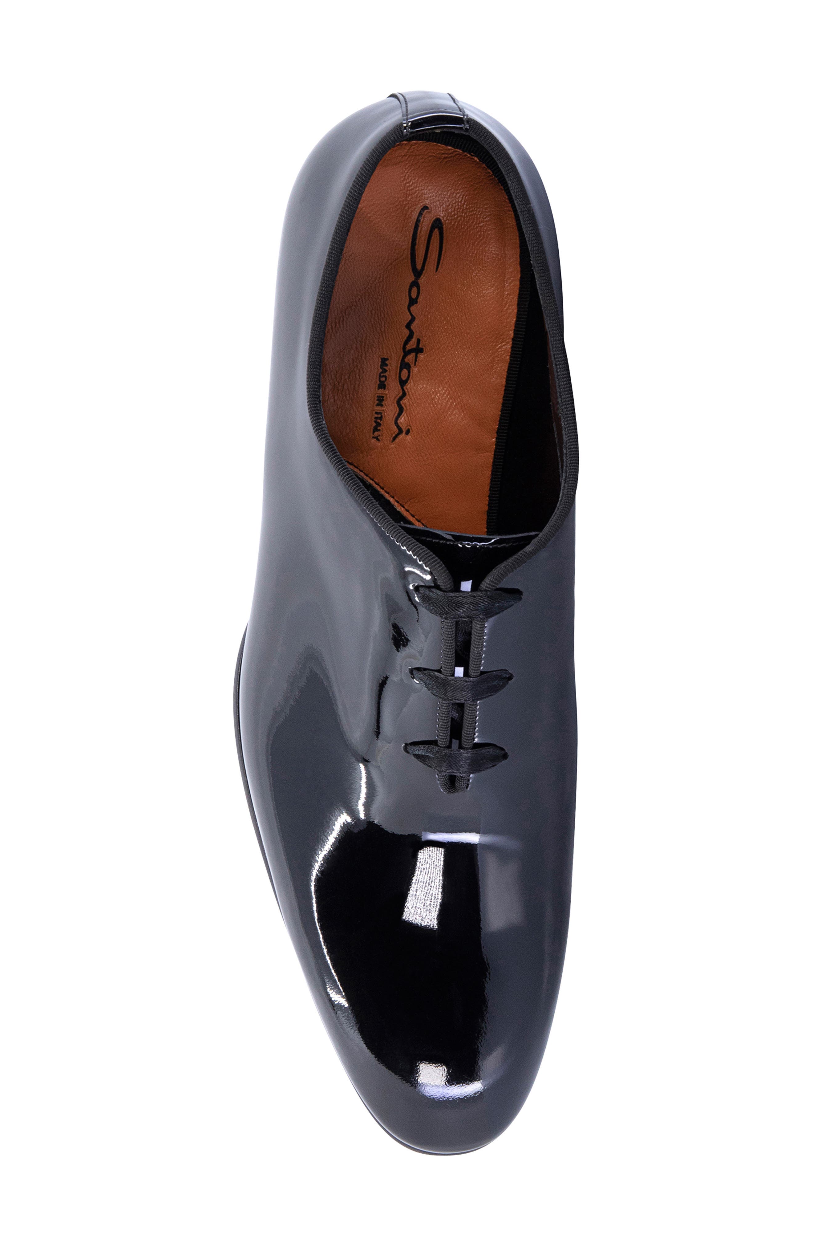Santoni Padova Oxford, Alternate, color, Black-N01