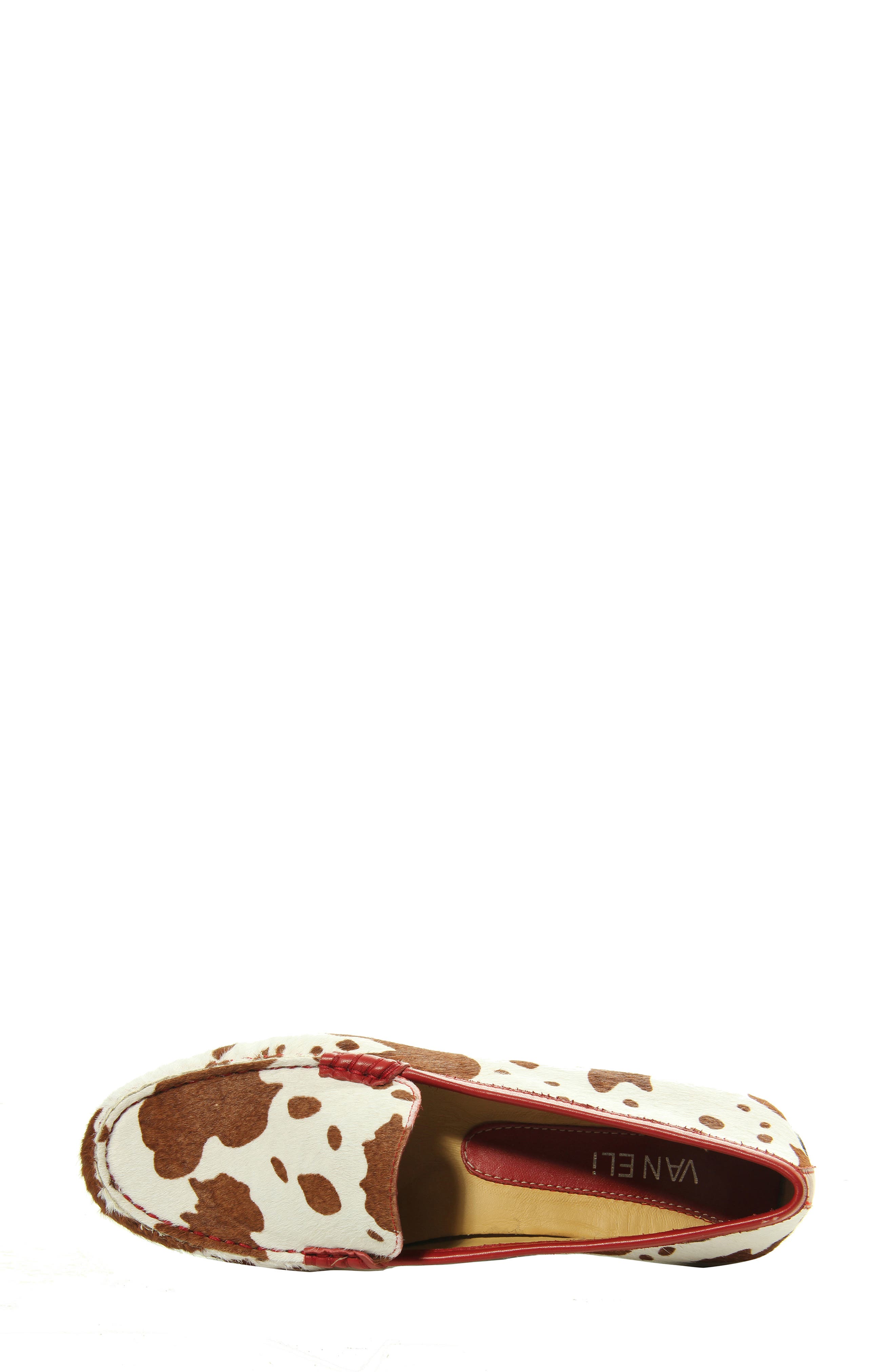 Albion Genuine Calf Hair Loafer, Alternate, color, TAN/ WHITE CALF HAIR