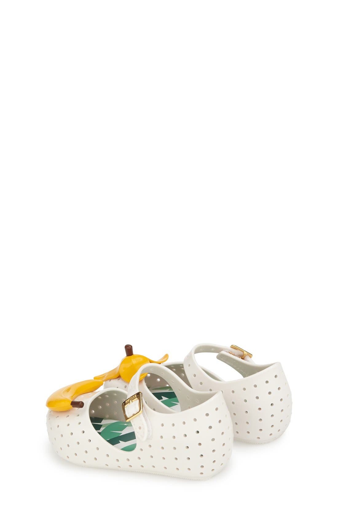'Furadinha IX' Mary Jane Flat, Alternate, color, WHITE