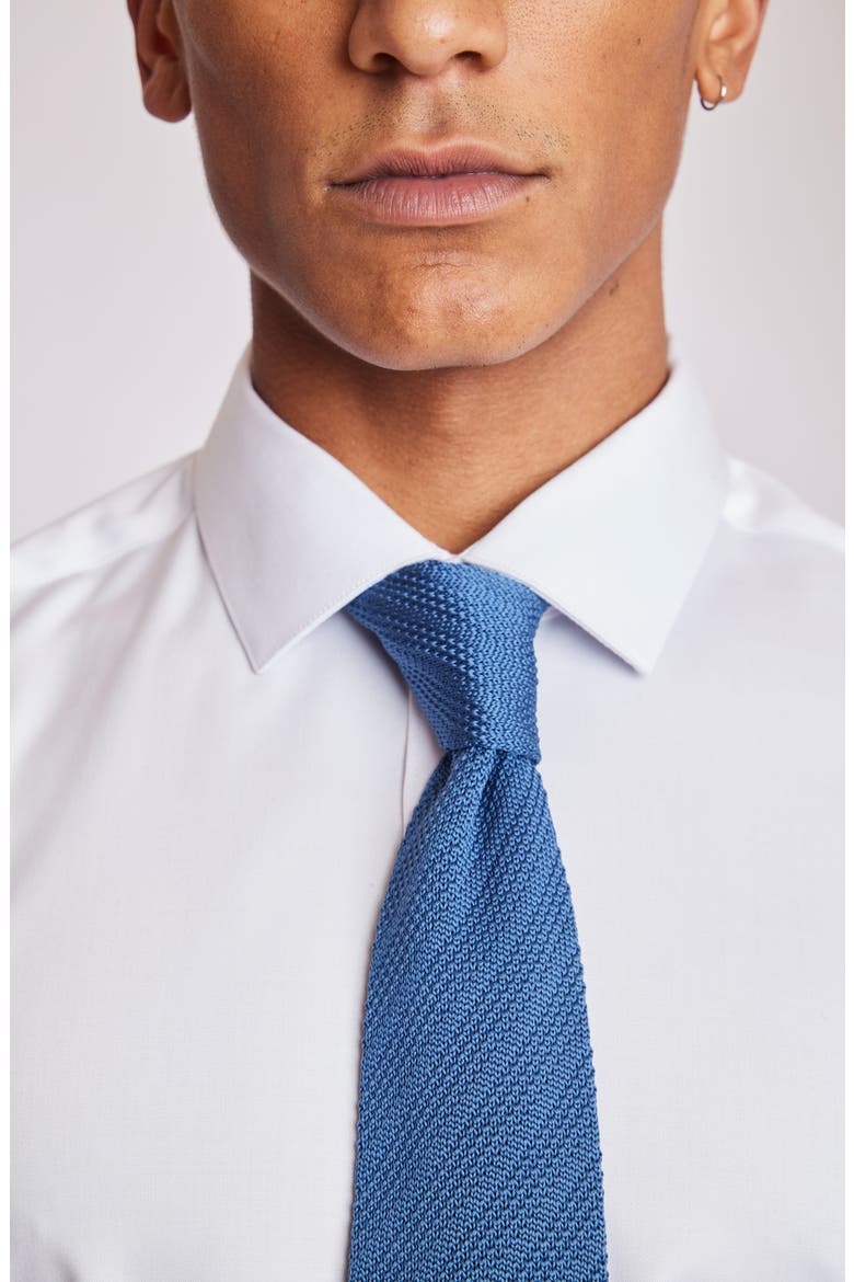 Stanley Solid Knit Tie, Alternate, color, ARCTIC BLUE