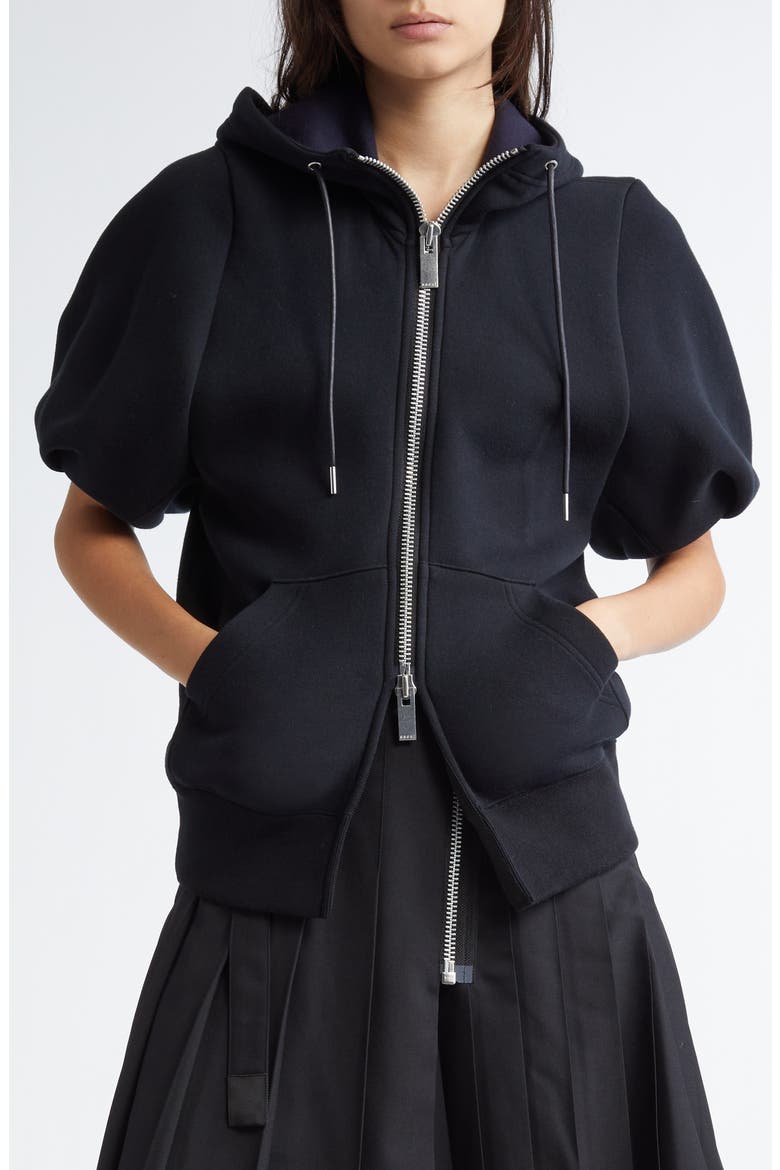 トップス FAST DRY JERSEY PUFF SHOULDER HOODIE Puff Sleeve Zip Hoodie (Women) | Nordstrom