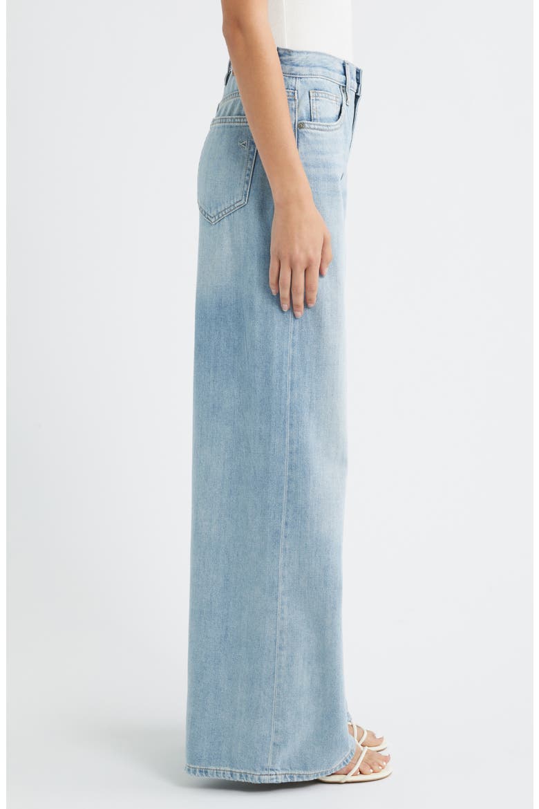 Clean Super Wide Leg Jeans, Alternate, color, LIGHT WASH