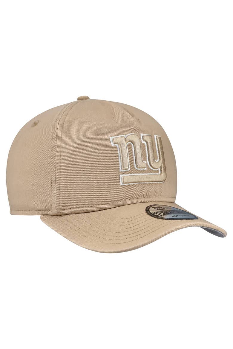 Men's New Era Tan New York Giants 19TWENTY Adjustable Hat, Alternate, color, Tan