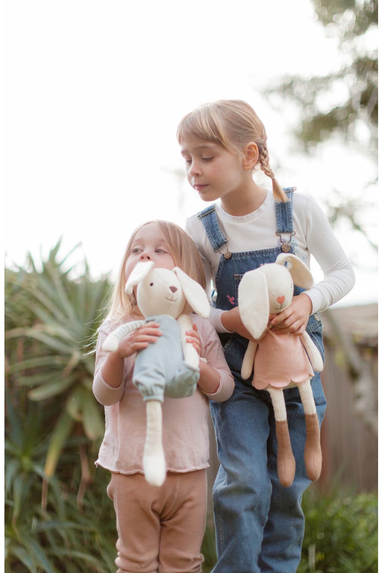 Finn Bunny Organic Cotton Stuffed Animal, Alternate, color, WHITE
