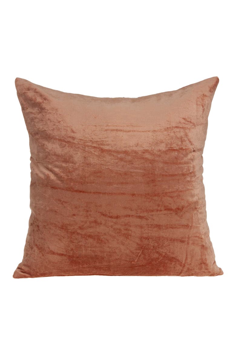 Sunstone Solid Throw Pillow, Main, color, ORANGE