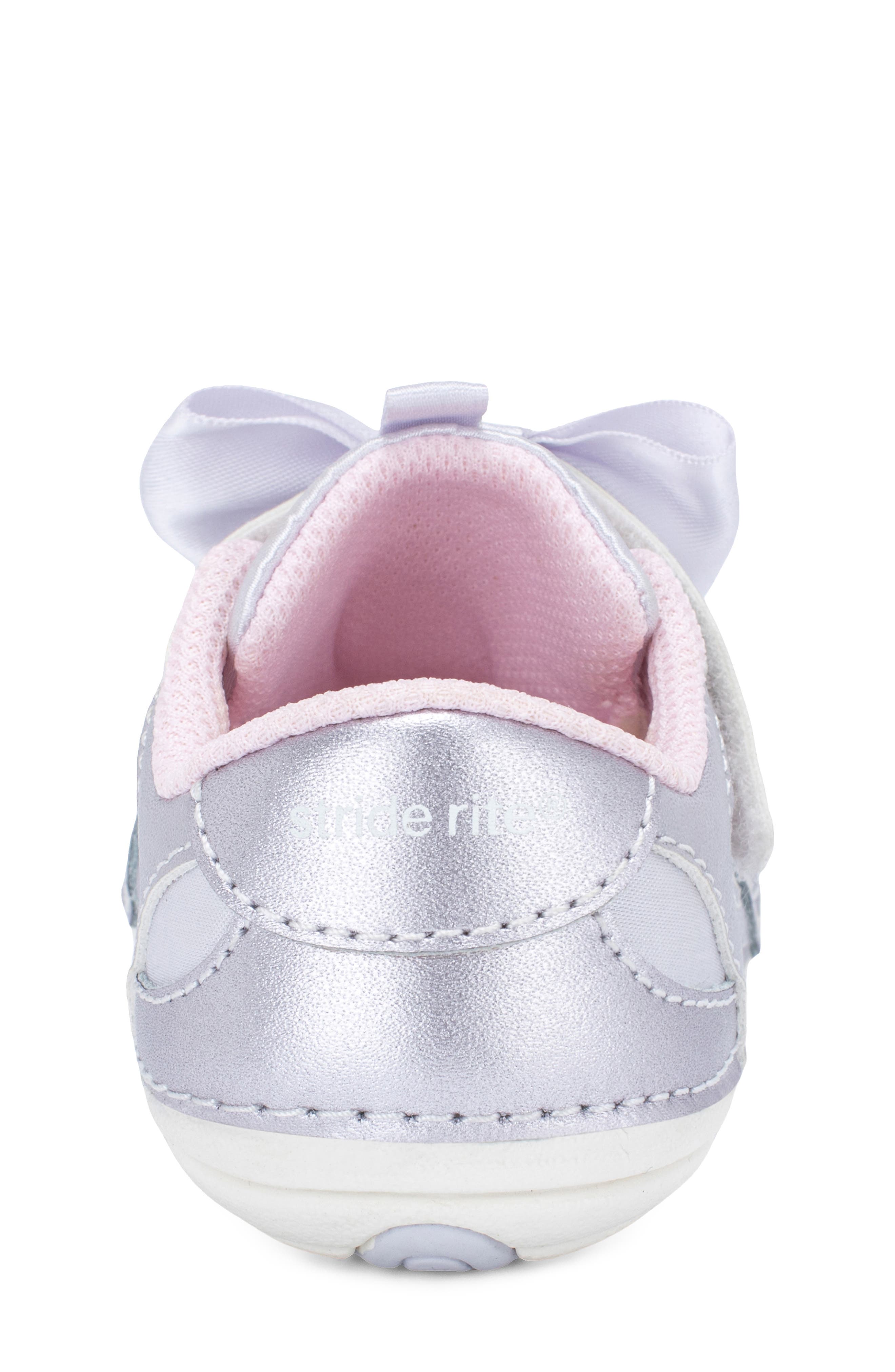 Stride Rite Kids' Soft Motion<sup>™</sup> Jules Sneaker, Alternate, color, Silver Lavender