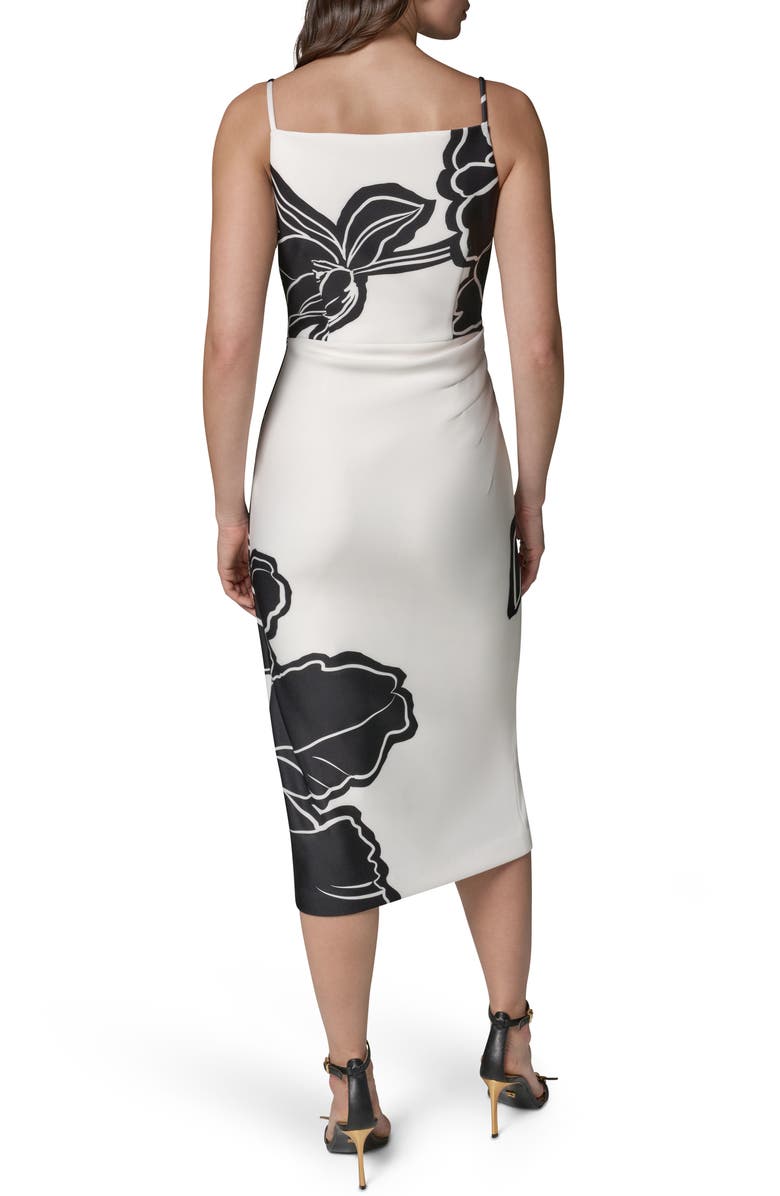 Donna Karan New York Print Sleeveless Midi Dress, Alternate, color, 