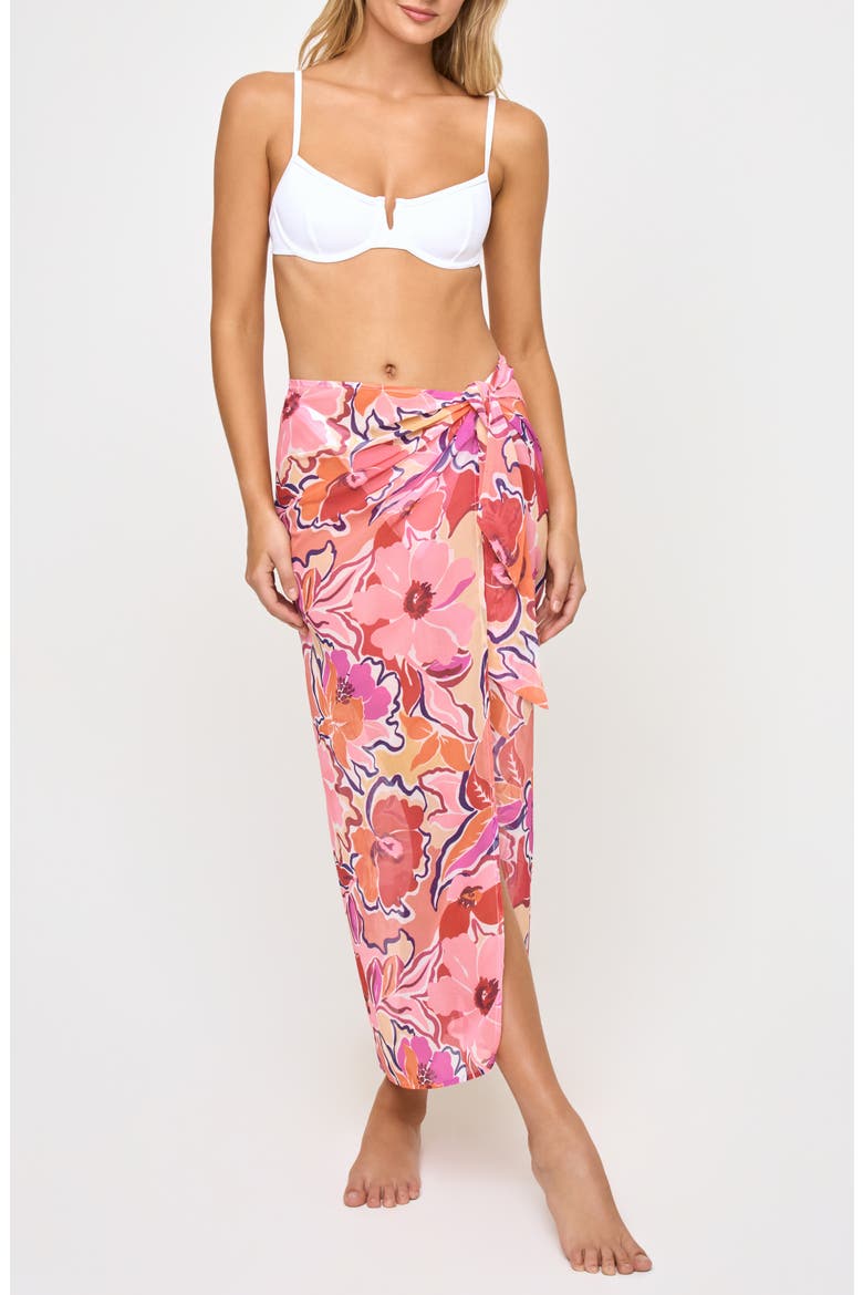 Portela Cover-Up Sarong, Main, color, LOST IN THE BLOOMS