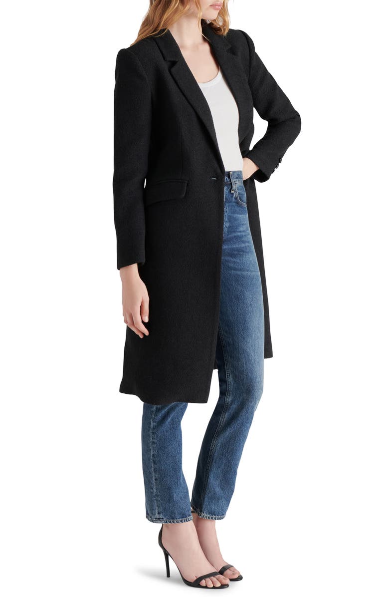 Steve Madden Prisie Longline Coat, Alternate, color,