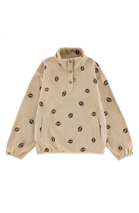 Kids' Football Scramble Polar Fleece Pullover