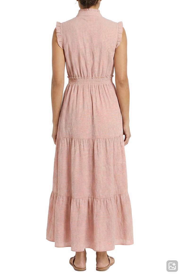 Ruffle Tiered Maxi Sundress, Alternate, color, ROSE/ CREAM