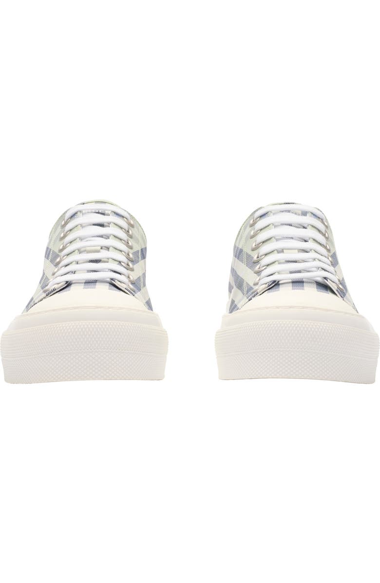 Burberry Check Sneakers, Alternate, color, Seafoam Green