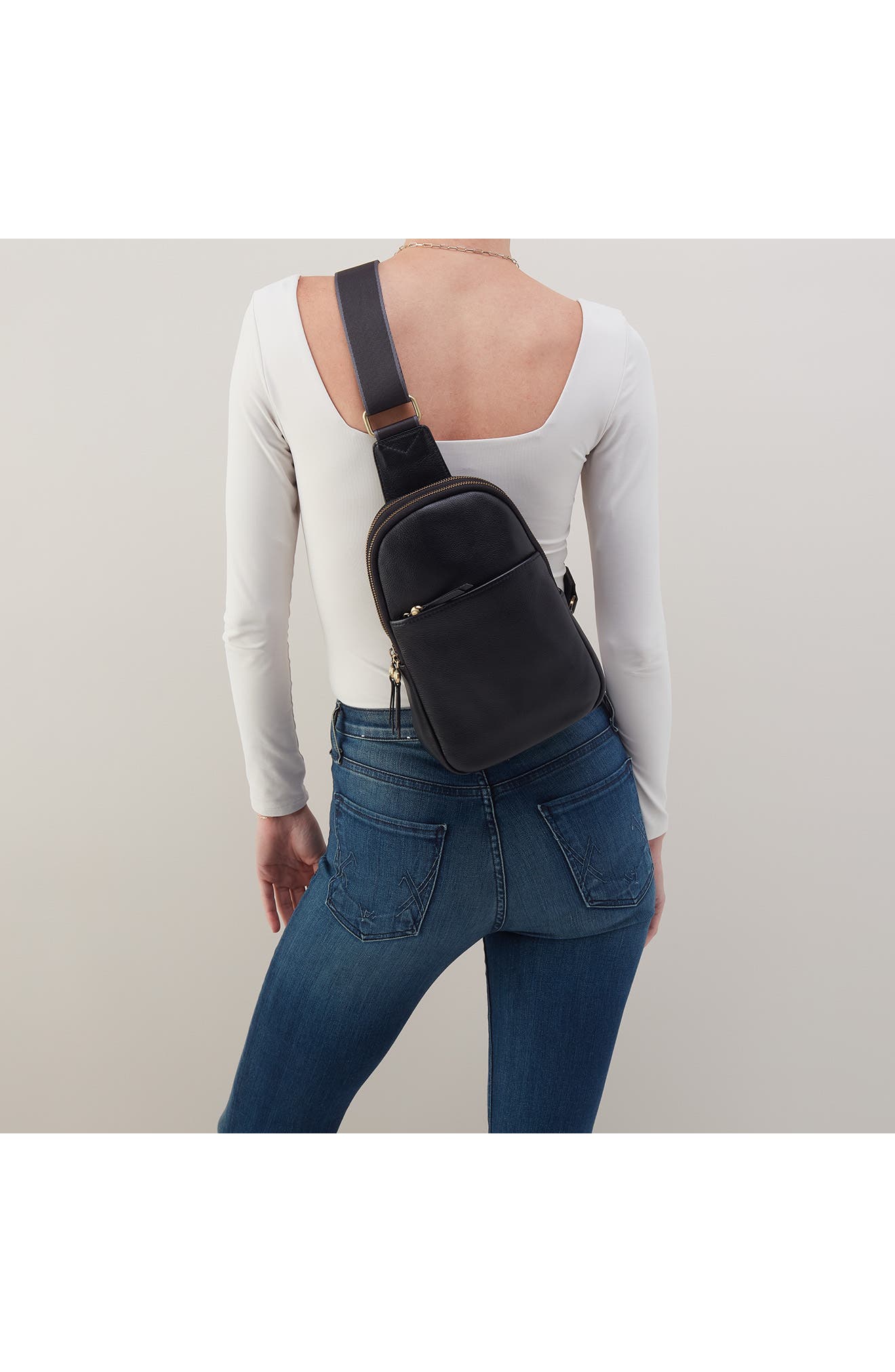 HOBO Cass Leather Sling Bag, Alternate, color, 