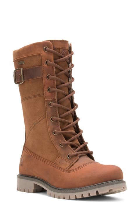Rogue 10 Waterproof Faux Shearling Leather Boot