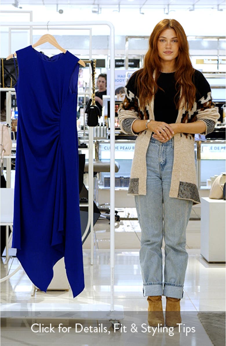 Asymmetric Hem Sleeveless Dress, sales video thumbnail