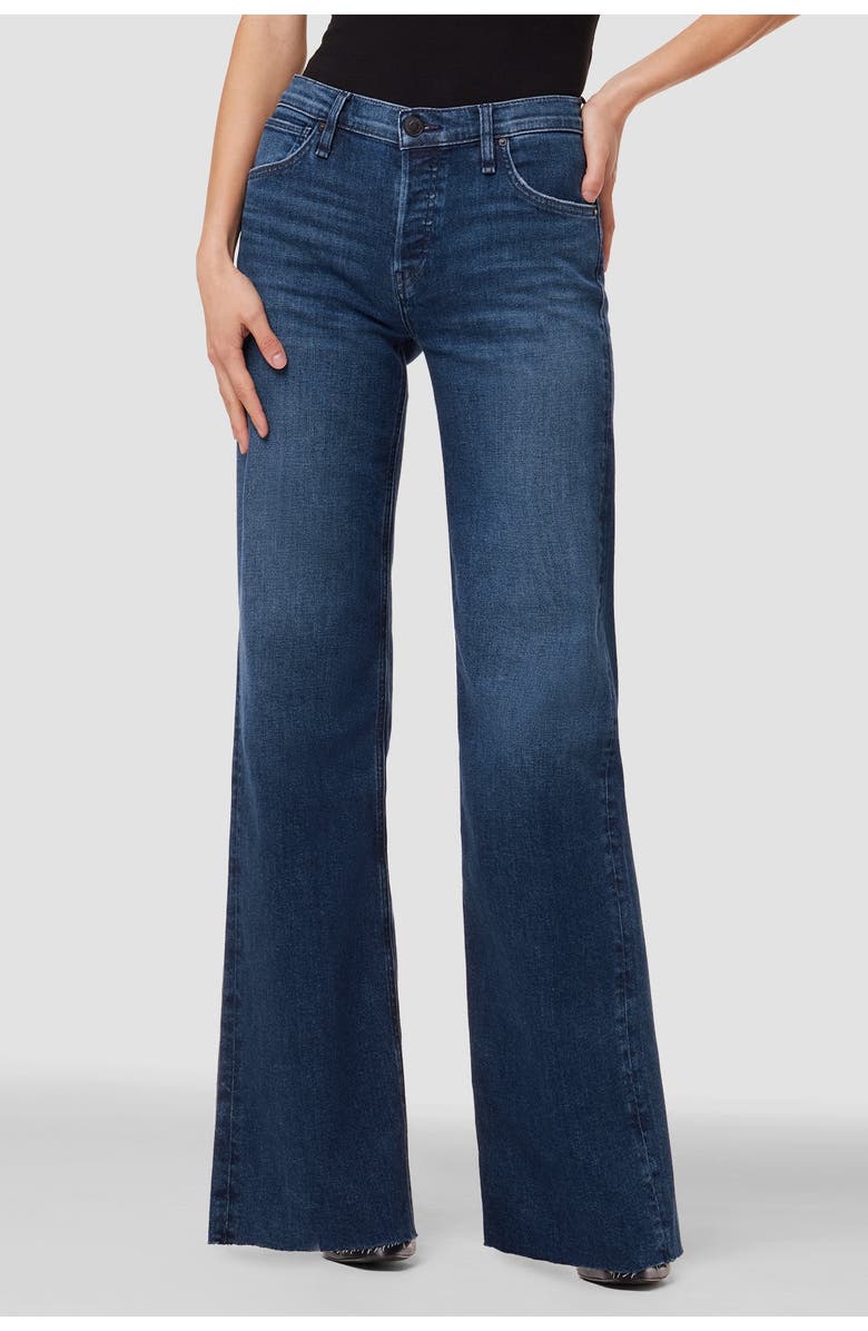 Hudson Jeans Rosie High Rise Wide Leg, Main, color, Dover