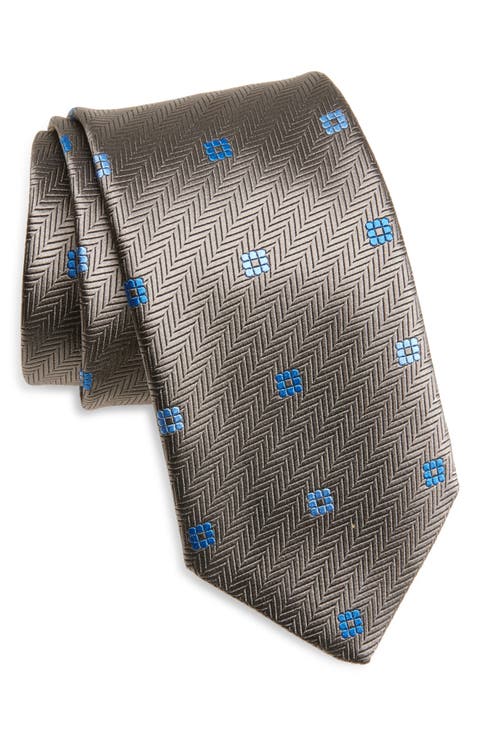 Geometric Silk Tie