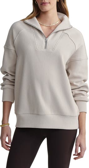 Varley Rhea 2.0 Ottoman Rib Half Zip Pullover | Nordstrom
