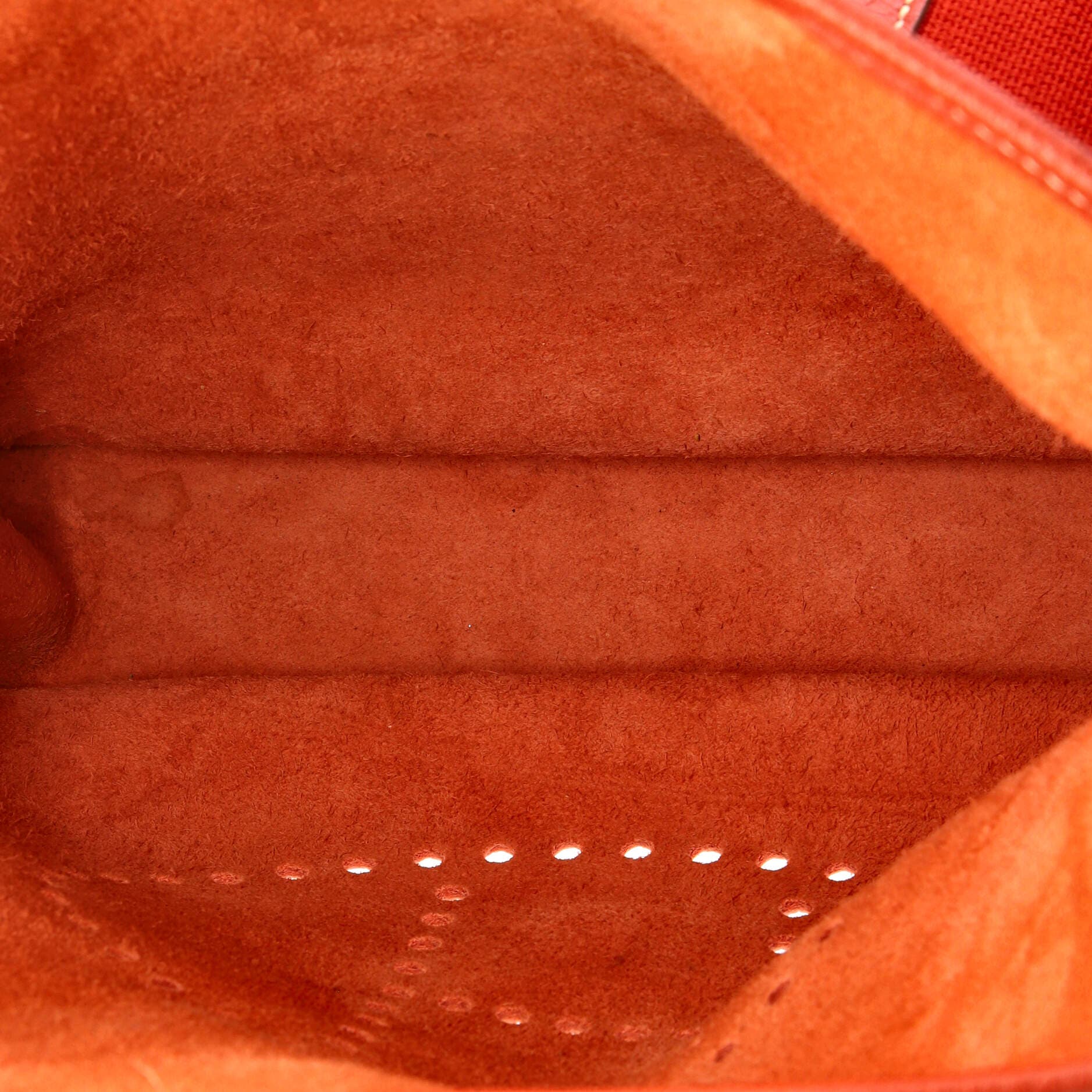 Pre-Owned Hermes Evelyne Bag Gen III Clemence GM, Alternate, color, Sanguine