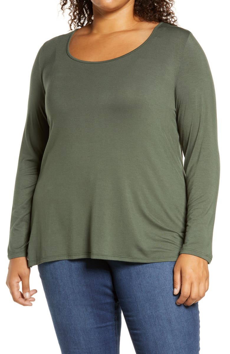 Loveappella Twist Back Top, Main, color, Olive