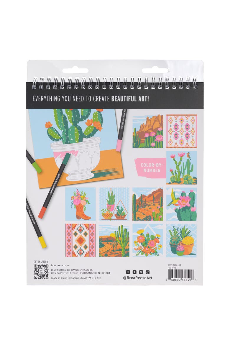 Marker Color byNumber Kit Western Desert, Alternate, color, Multicolored