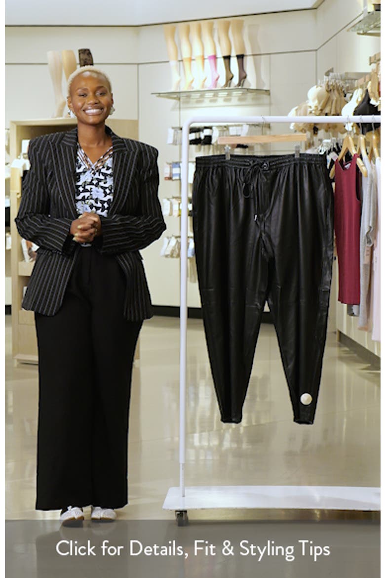 Mia Faux Leather Pants video