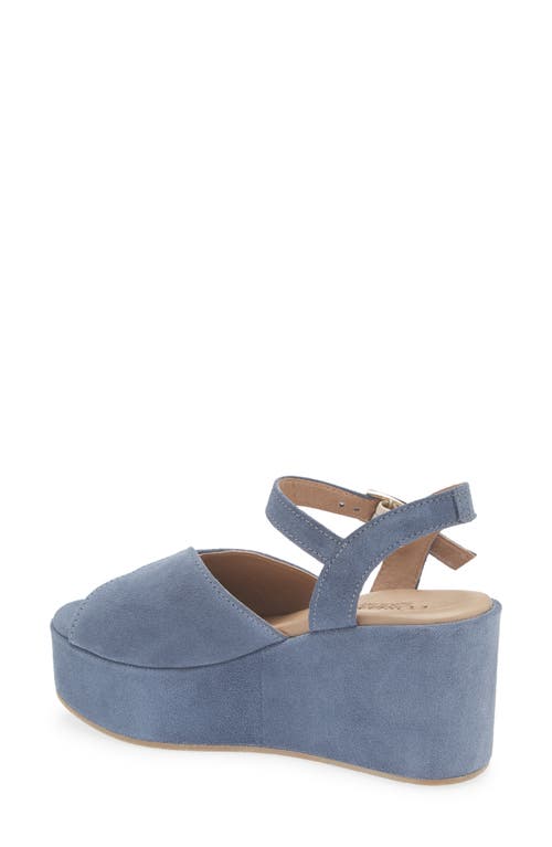 Cordani Jenna Platform Wedge Sandal In Blue