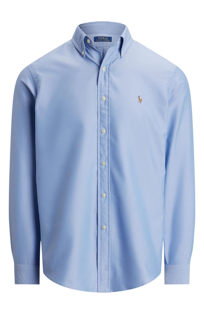 Polo Ralph Lauren Classic Fit Performance Oxford Button-Down Shirt, Alternate, color, Blue