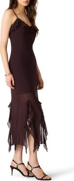 Steve Madden Mariane Ruffle Sleeveless Maxi Dress