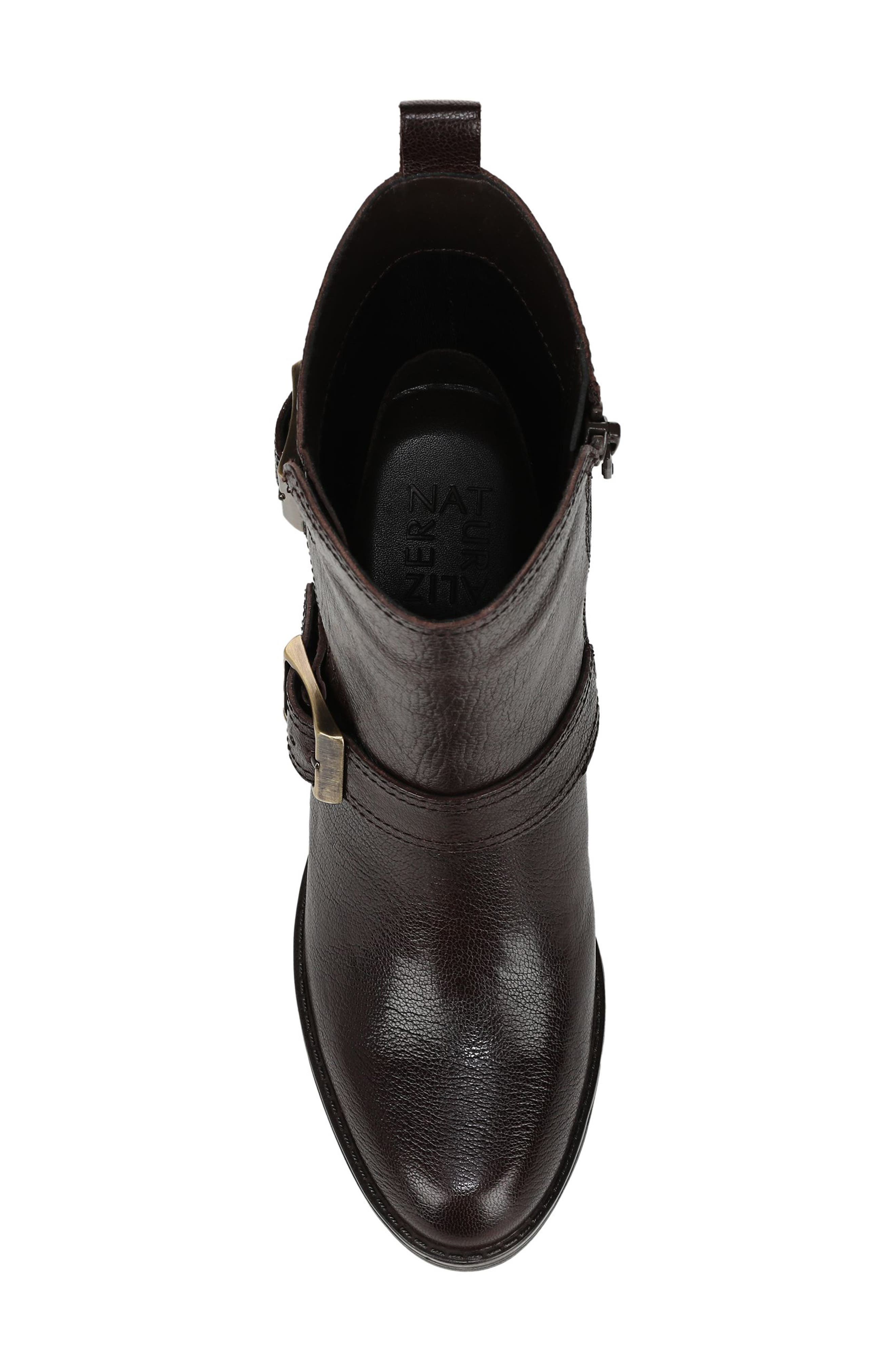 Naturalizer Vail Buckle Boot, Alternate, color, Chocolate