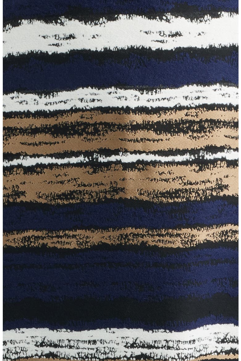 Strapless Brocade Dress, Alternate, color, NAVY