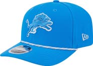New Era Men's New Era Blue Detroit Lions Gameday Multi Rope 9SEVENTY Stretch-Snap Hat