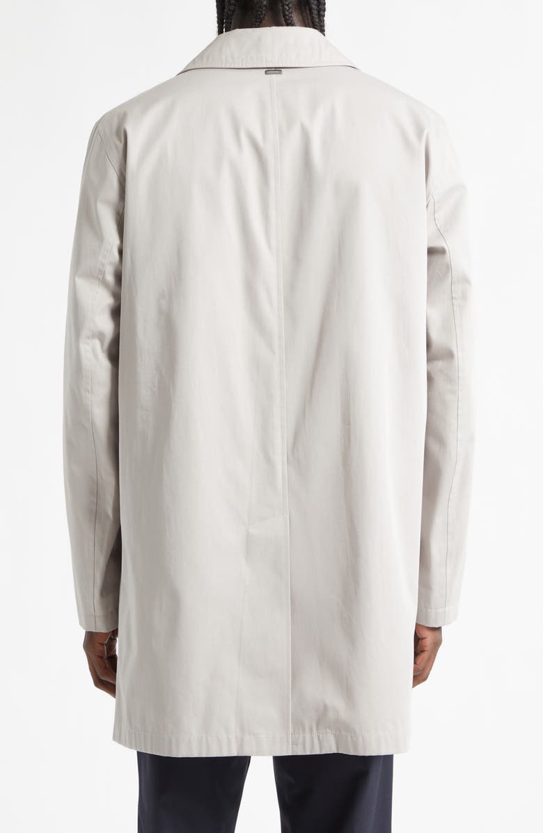Herno Dean Single Breasted Water Resistant Cotton Gabardine Trench Coat, Alternate, color, 9403 Pearl Gray