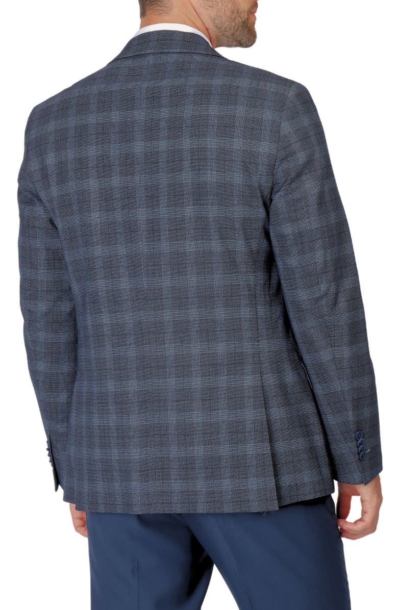 TailorByrd Glen Plaid Sport Coat, Alternate, color, Charcoal