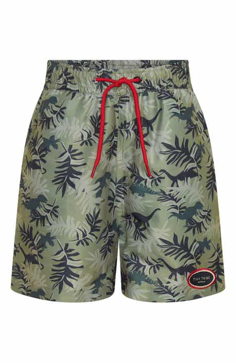 Kids' Dino Park UPF 50+ Swim Trunks