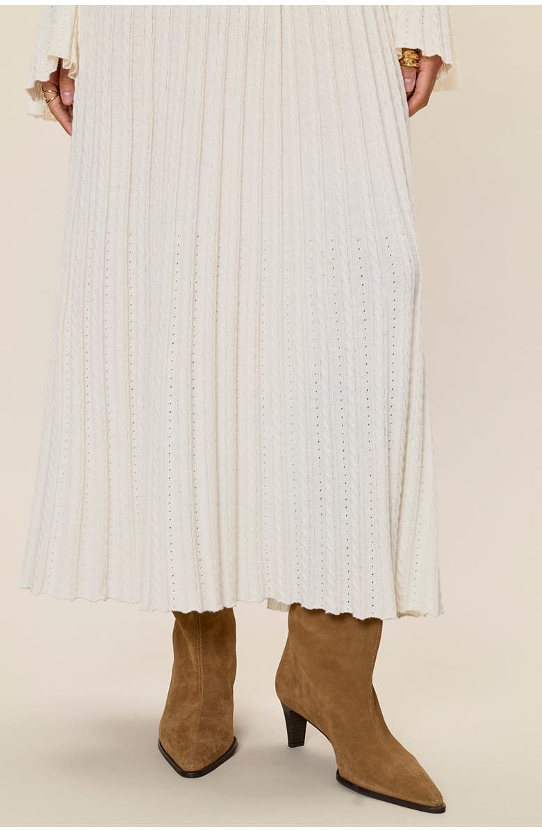 Rebecca Taylor Ella Sweater Dress, Alternate, color, Ivory