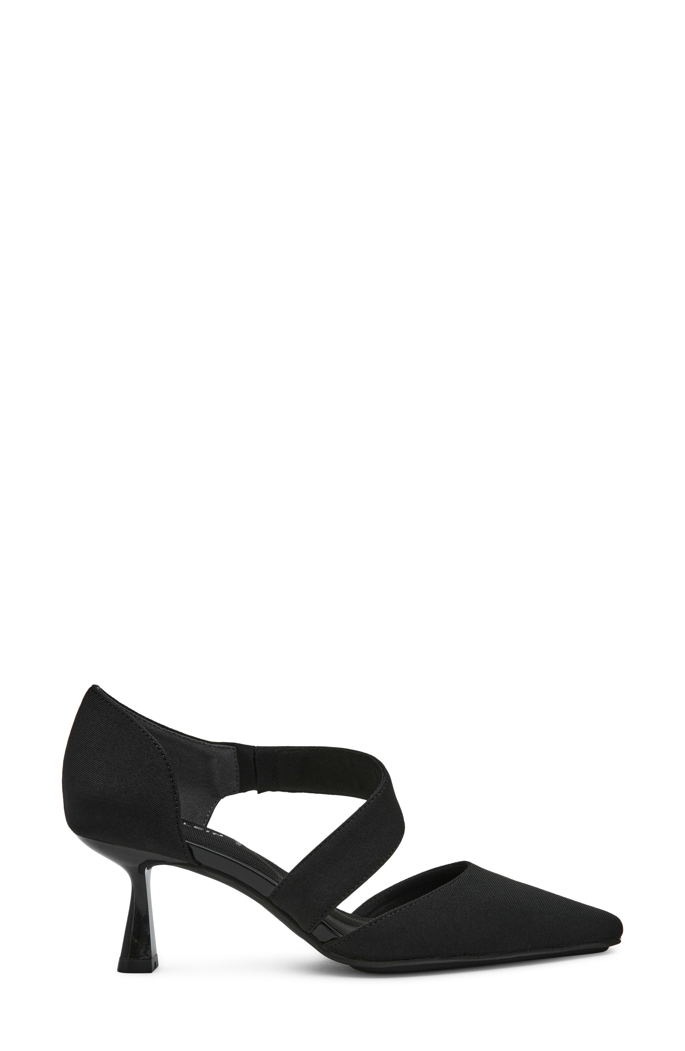 Anne Klein Cerys Pump, Alternate, color, Black Stretch