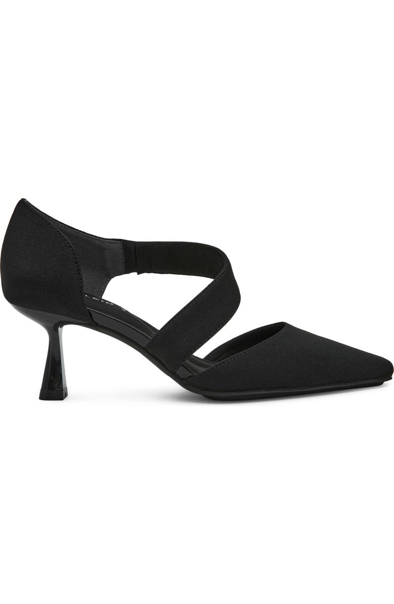 Anne Klein Cerys Pump, Alternate, color, Black Stretch