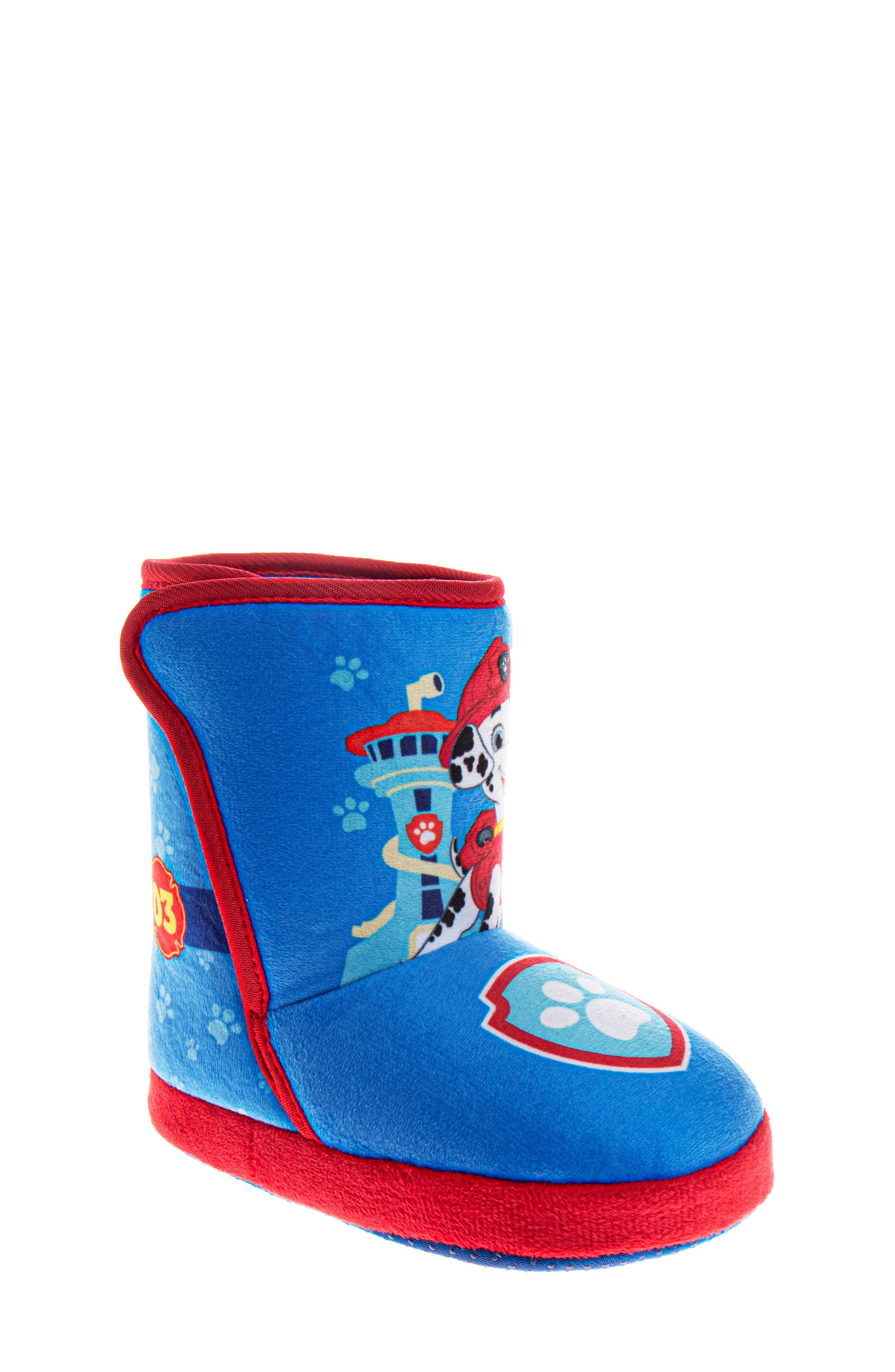 Kids' Paw Patrol Slipper Boot, Main, color, BLUE/RED