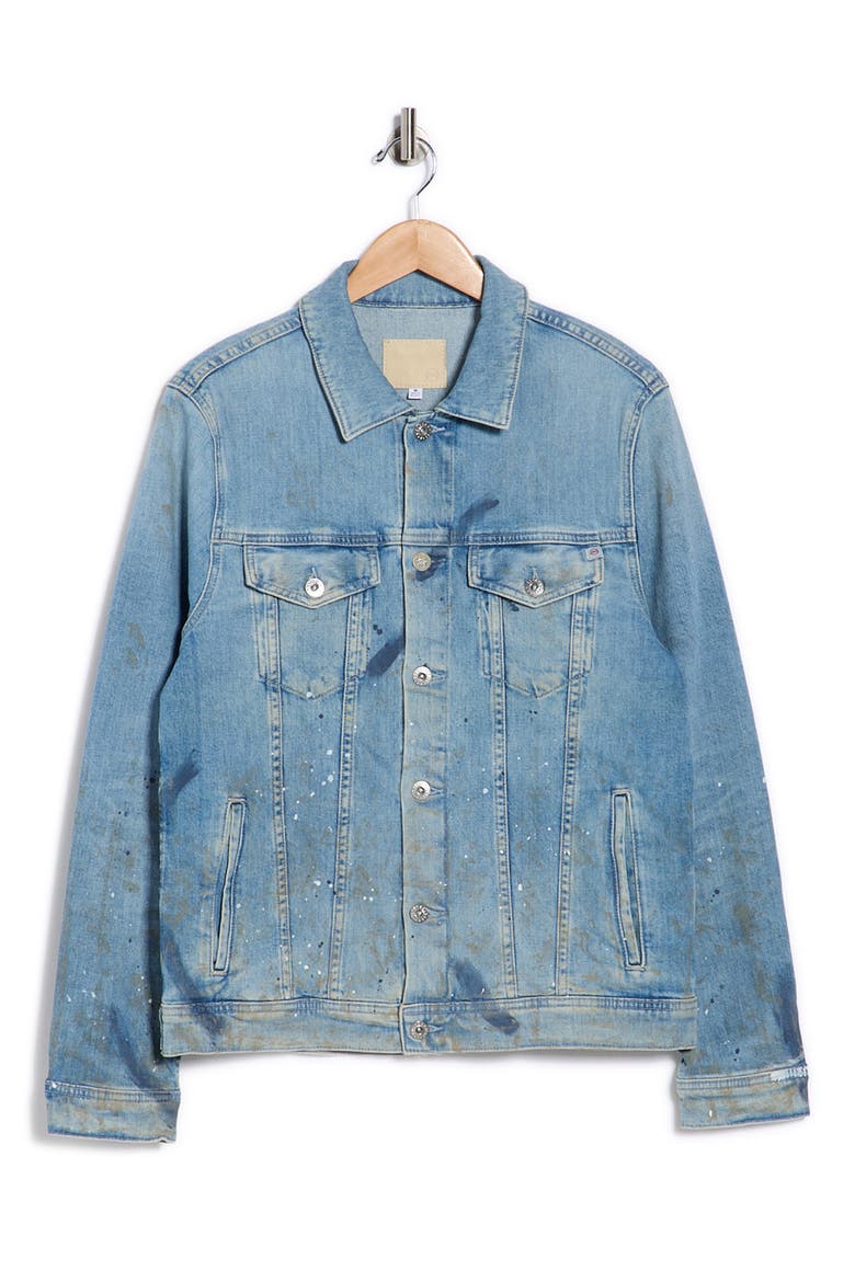 Dart Denim Jacket, Alternate, color, 19 YEARS PETROGLYPH PAINTED