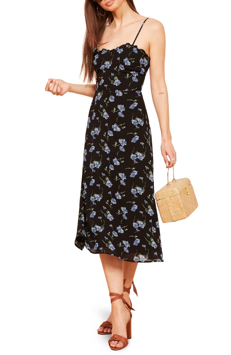 Reformation Cassandra Floral Dress, Main, color,