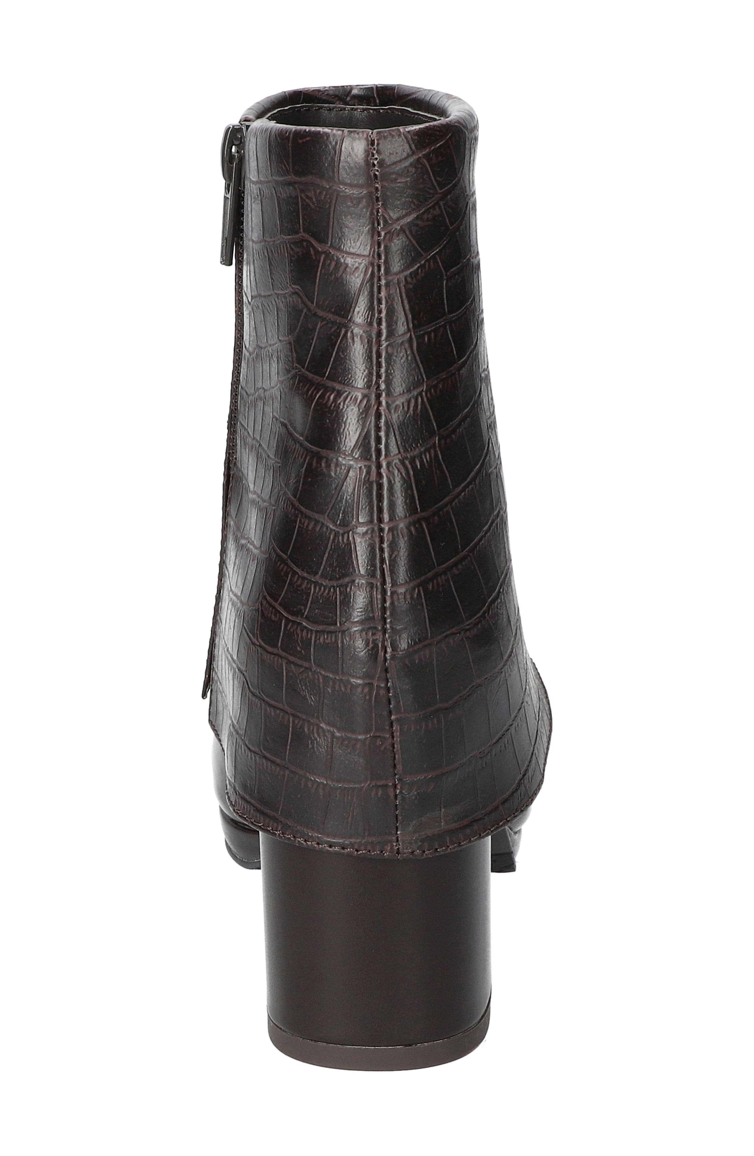 EASY STREET Sutton Bootie, Alternate, color, Brown-Croco