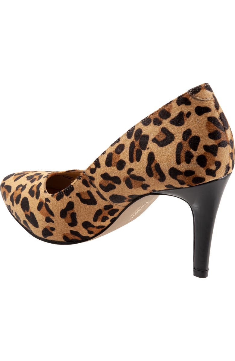 Trotters Angie Pump, Alternate, color, Tan/ Black Leather