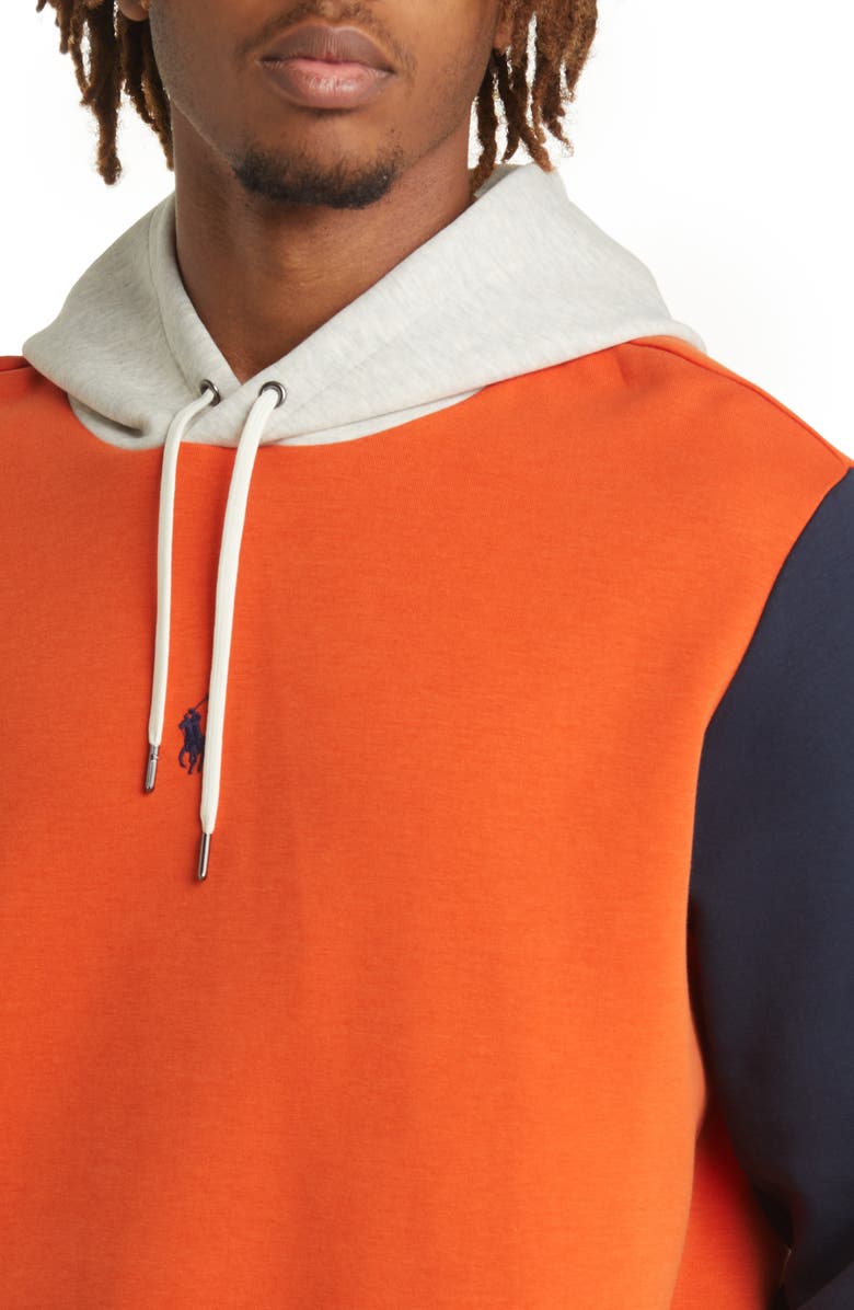 Polo Ralph Lauren Men's Colorblock Fleece Pullover Hoodie, Alternate, color, 