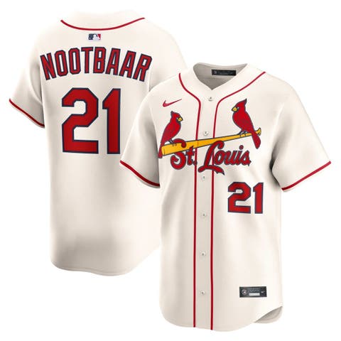 Men's Nike Lars Nootbaar Cream St. Louis Cardinals Alternate 2 Limited Jersey