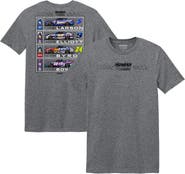 Classic Ink Men's Classic Ink Heather Gray Hendrick Motorsports Car T-Shirt