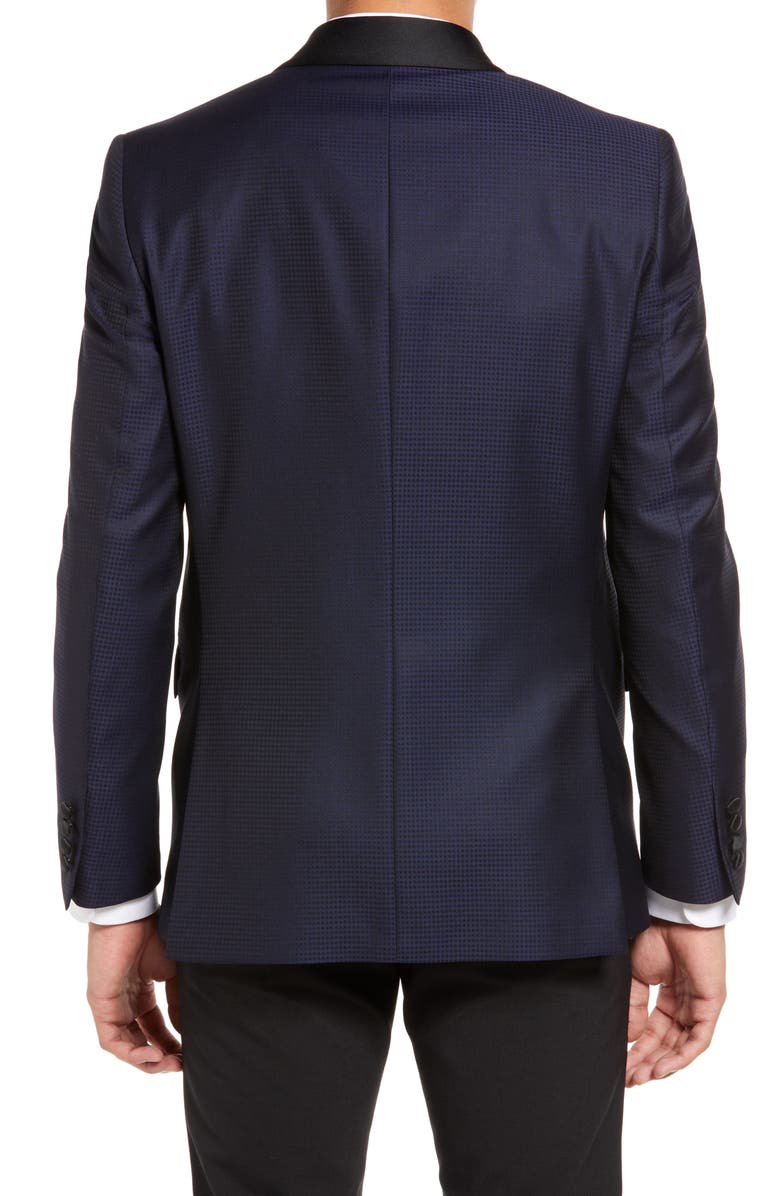 Ted Baker London Josh Check Wool Dinner Jacket, Alternate, color,