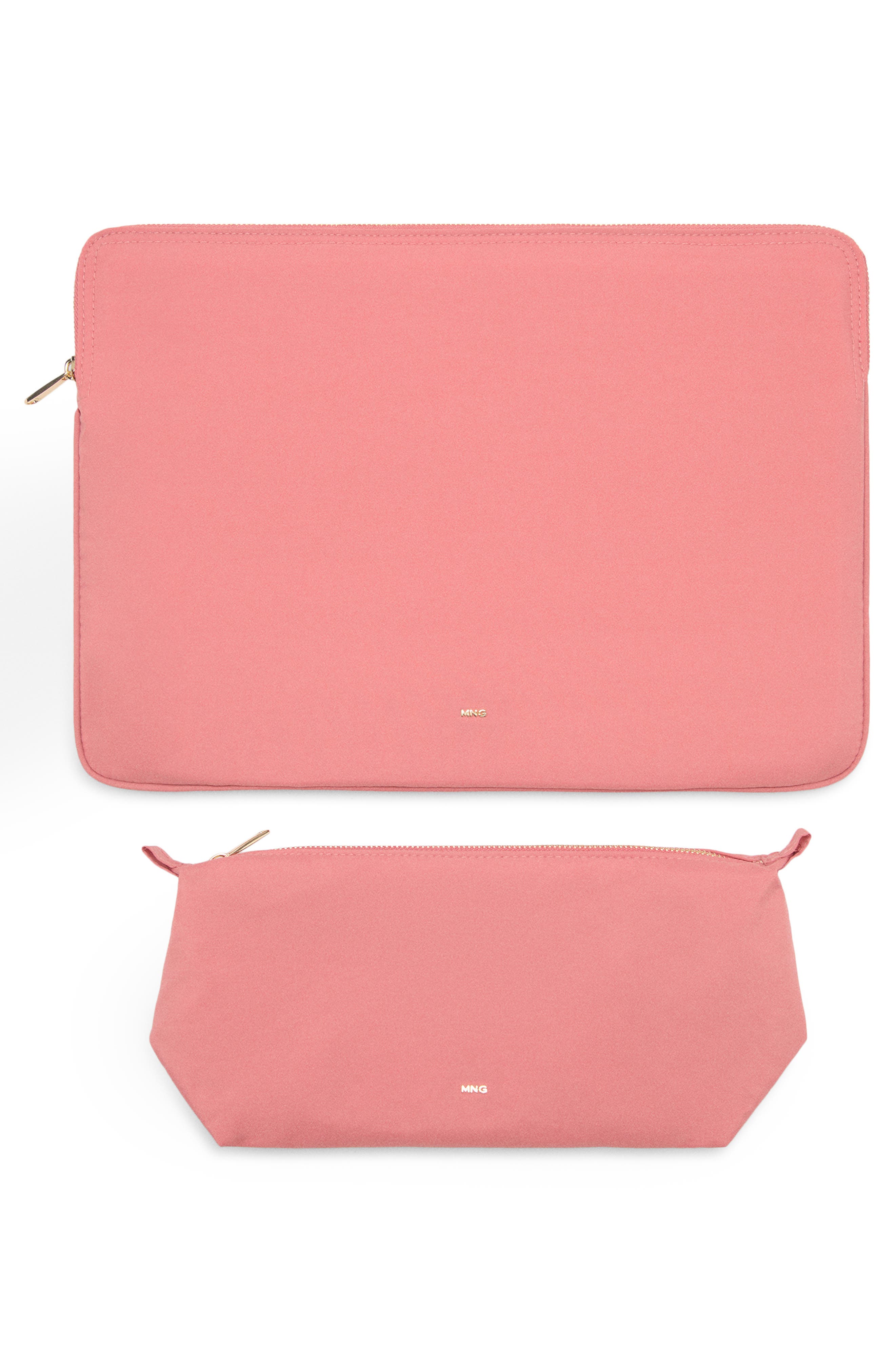 MANGO Nylon Laptop Case, Alternate, color, Pink