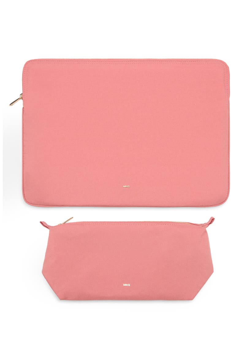 Nylon Laptop Case, Alternate, color, PINK