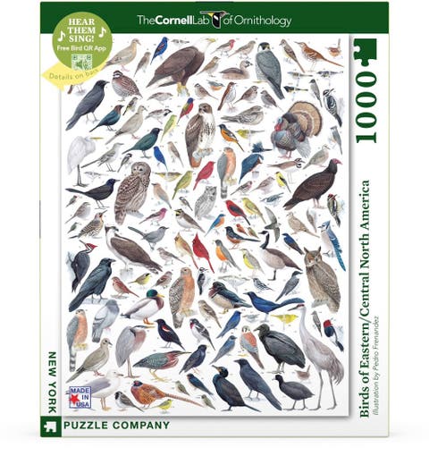 Birds of Eastern/Central North America 1000 Piece Puzzle